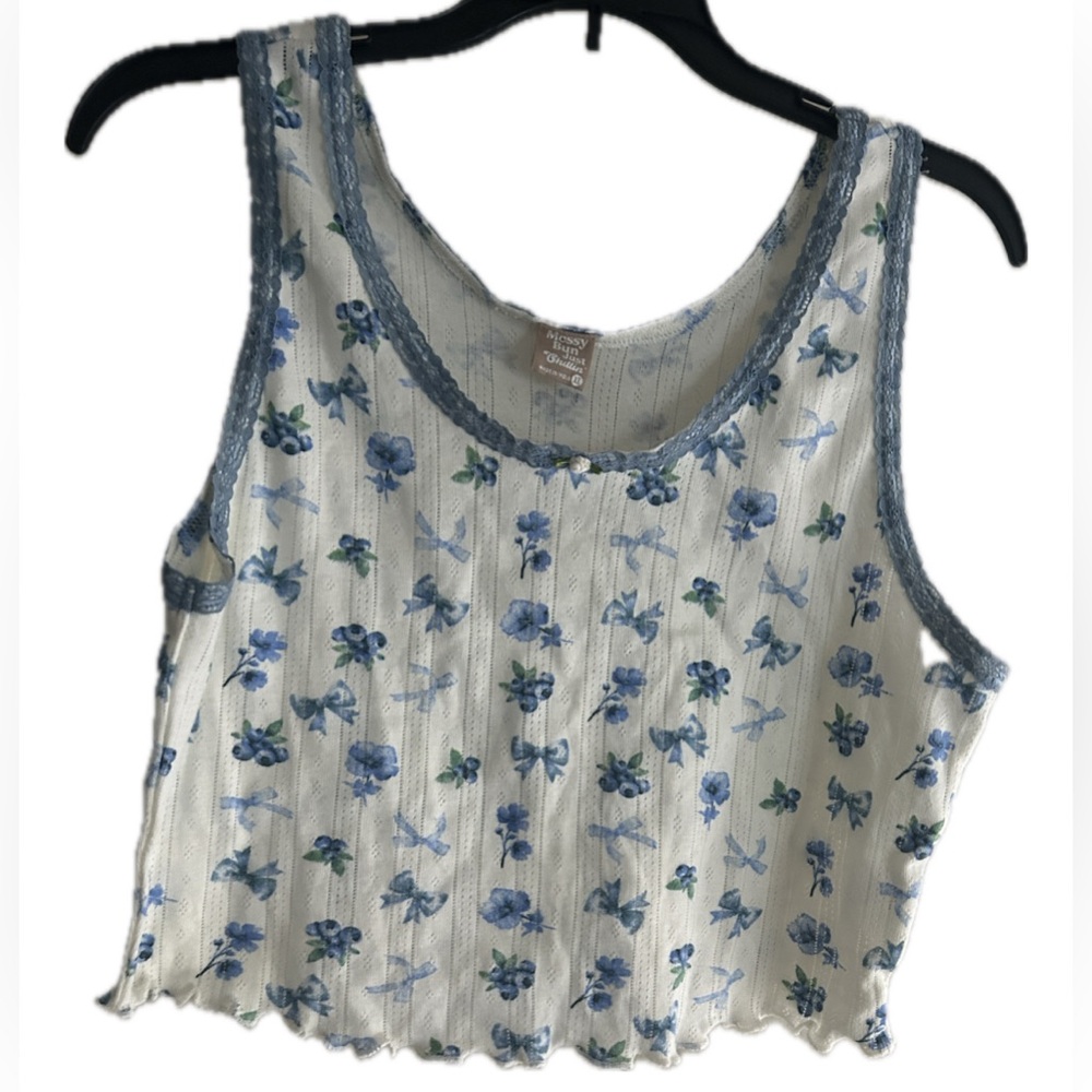 Messy Bun Just Chillin Pajama Top